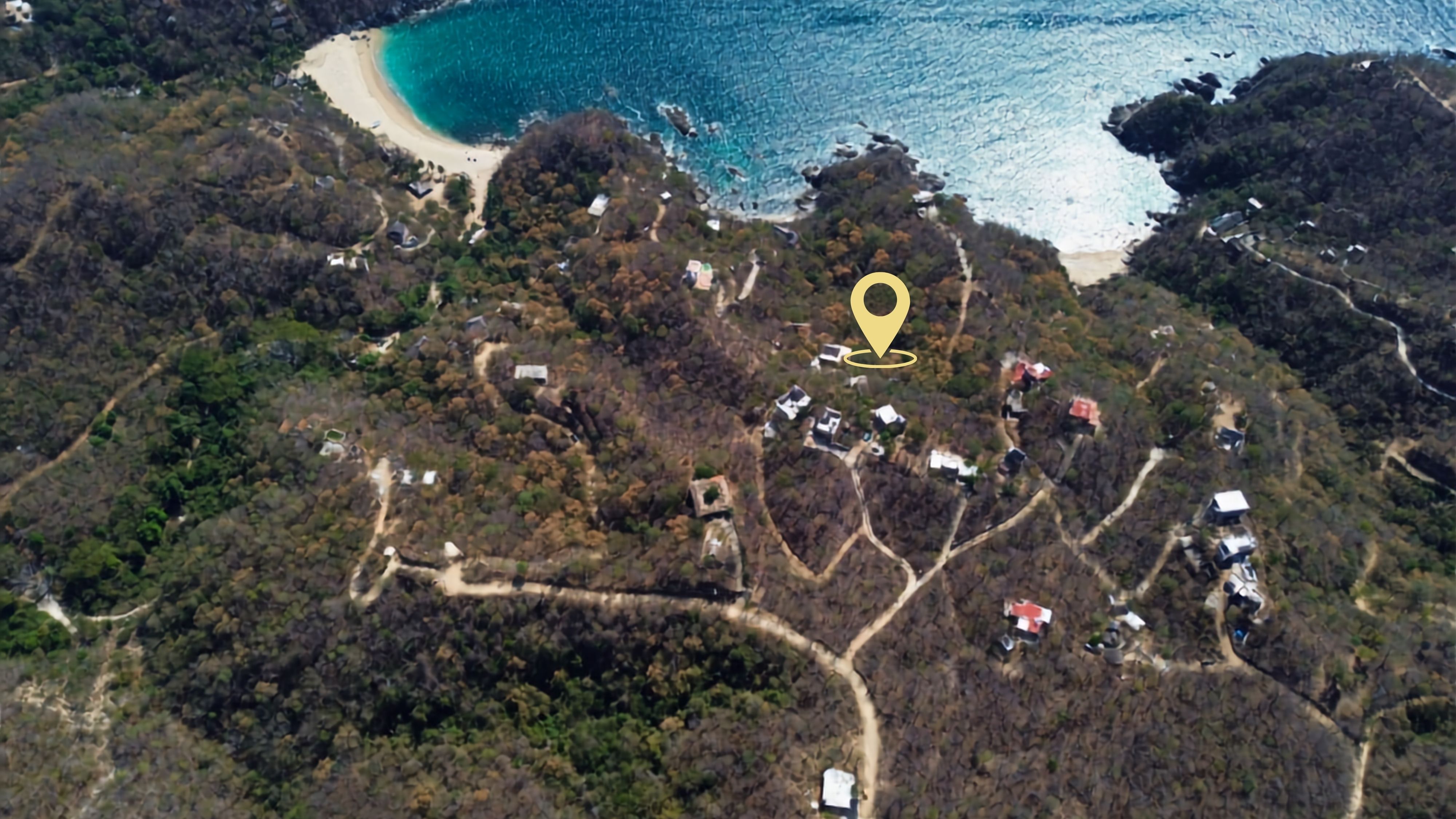 Large lot with ocean view close to Zipolite and Mazunte